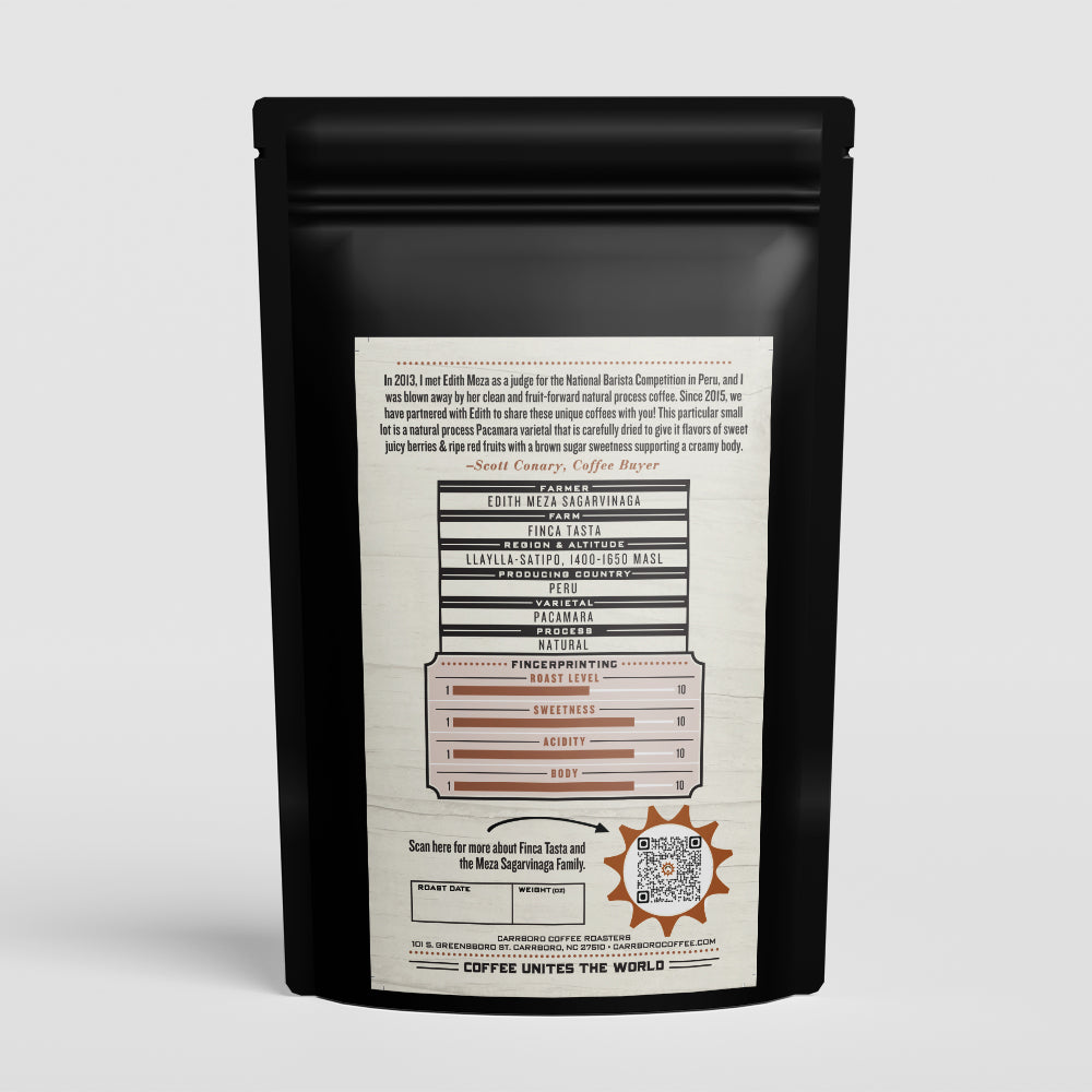 Edith Meza - Finca Tasta - Natural Pacamara
