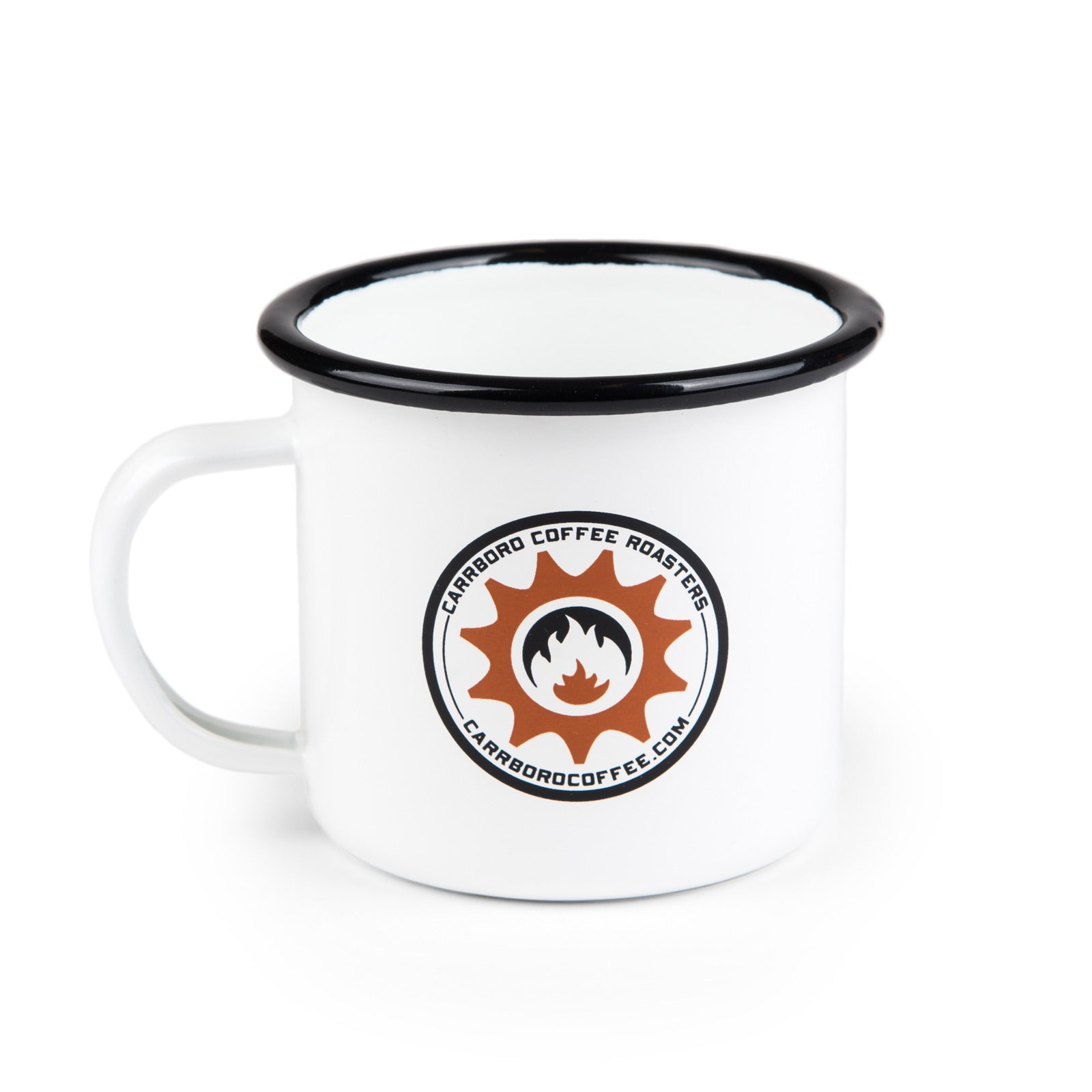 Carrboro Coffee Roasters Enamel Campfire Mug