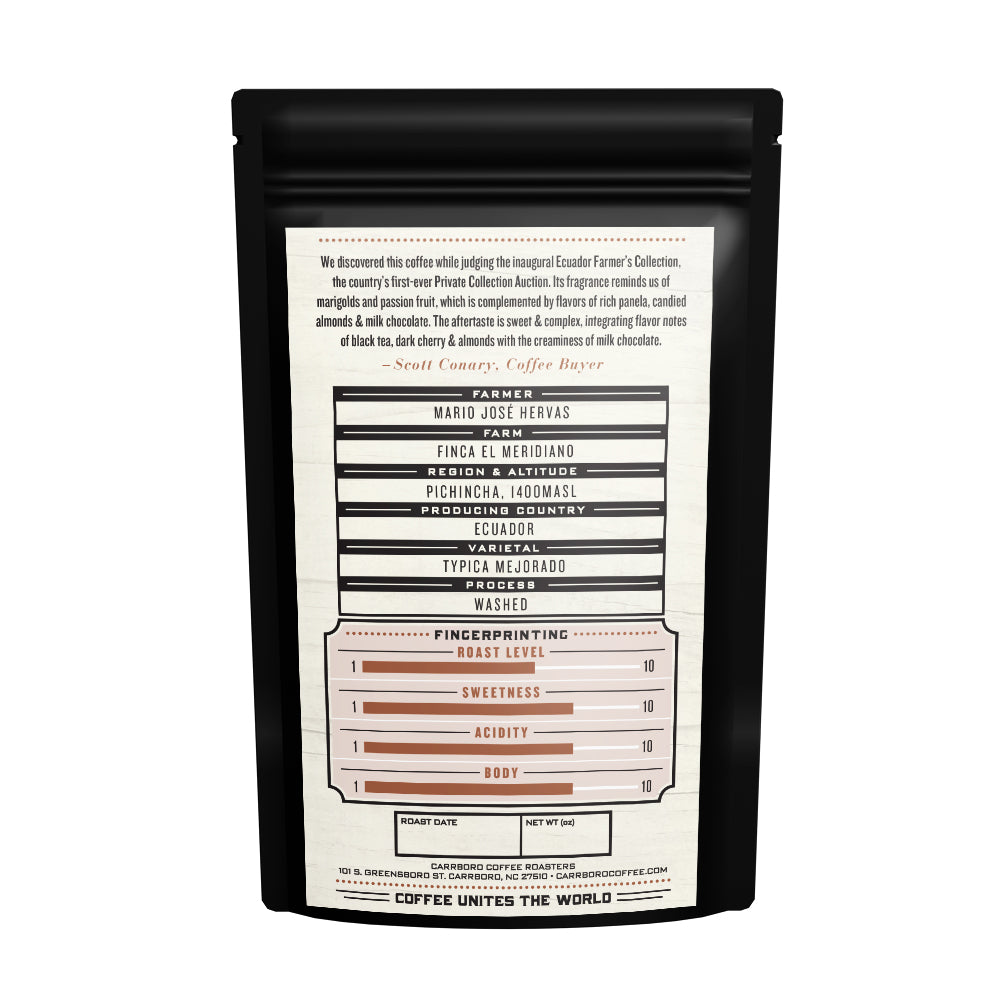 Mario Jose Hervas - Finca El Meridiano - Ecuador Farmer's Collection 2026